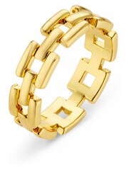 Orelia London 18k Gold Plating Vintage Chain Ring - Image 1 of 3