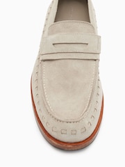 AllSaints Cream Sammy Loafers - Image 5 of 5