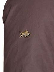 Raging Bull Восковой эффект вельвет воротник коричневая куртка - Image 6 of 7
