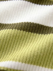 Olive Green V-Neck Knit Jumper - Image 8 of 8