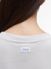 Barbour® International Cream Franchesca Logo 100% Cotton Sweatshirt - Image 5 of 6
