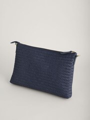 Seasalt Cornwall Blue Woven Cornelly Cross-Body Bag - Image 4 of 5