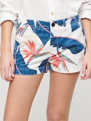 Superdry Orange Chino Hot Shorts - Image 1 of 6