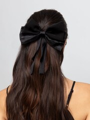 Aela Large Black Hair Bow - Image 1 of 4
