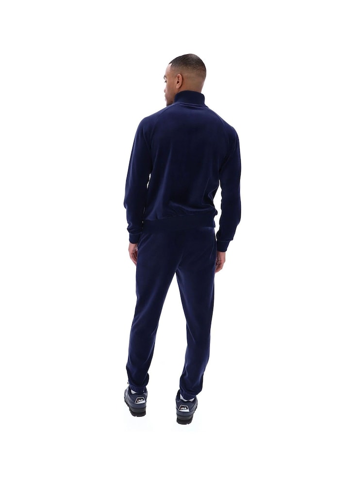 Fila Blue Eddie Track Jacket With Racking Hem Ribs - Image 2 of 4