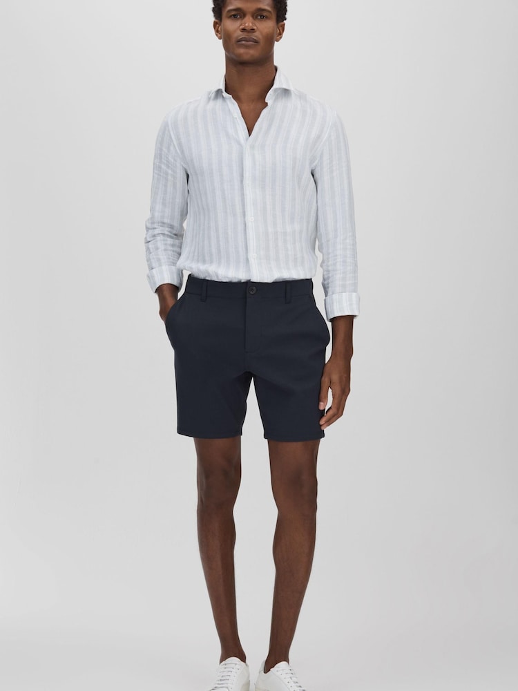 Paige Tailored Knitted Shorts - Image 2 of 5