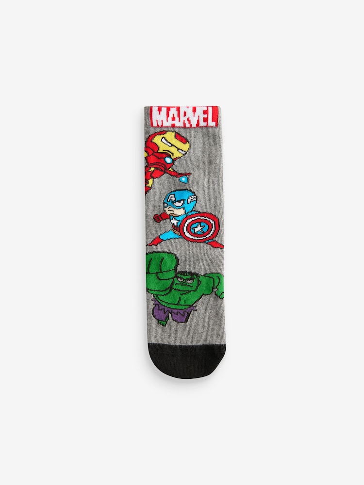 Marvel Avengers Superhero License Cotton Rich Socks 3 Pack - Image 2 of 6