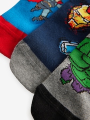 Marvel Avengers Superhero License Cotton Rich Socks 3 Pack - Image 6 of 6