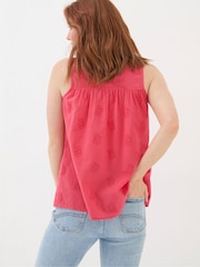 FatFace Cassie Red Embroidered Cami Vest - Image 2 of 5