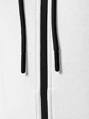 Gym + Coffee White Chill Zip Womens Hoodie - Image 3 of 4