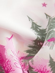 Bath & Body Works Pink/Cream Button Through Ski Pyjamas - Image 9 of 9