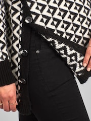 Jojo Maman Bébé Maternity de gola alta e amamentação Jumper - Imagem 4 de 4
