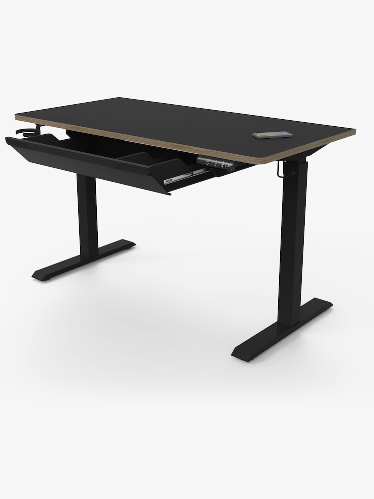 Koble Black Gino Smart Desk With Drawer - Image 2 of 2