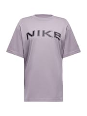 Nike Lilac Purple Sportswear Phoenix Short-Sleeve T-Shirt - Image 6 of 6