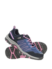 Mountain Warehouse Purple Stampede Kids Waterproof Walking Shoes - Image 1 of 5