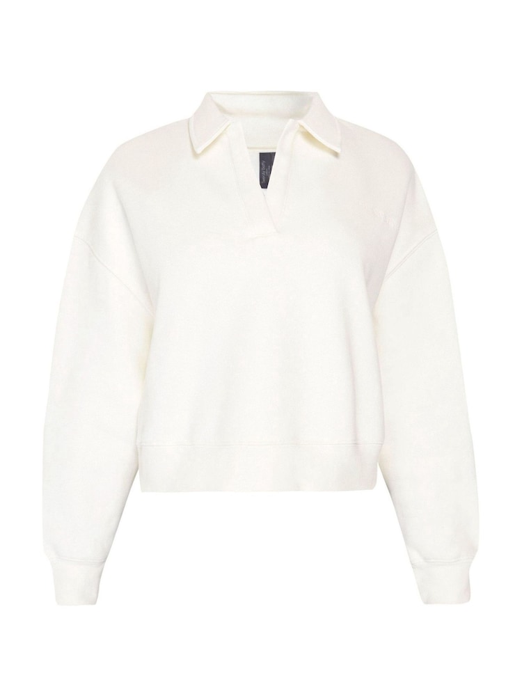 Sweaty Betty Lily White Powerhouse Collared Sweatshirt - Image 7 of 7
