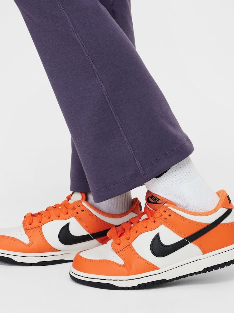 Nike Purple Raisin High Waisted Flared Leggings - Image 2 of 5