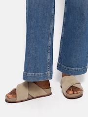 Jigsaw Brown Agnes Sliders - Image 1 of 5