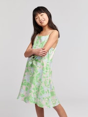 Jack Wills Green Mini Green Tie Strap Dress - Image 2 of 9