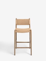 Dark Natural Otto Bar Stool - Image 3 of 8