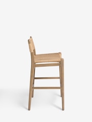 Dark Natural Otto Bar Stool - Image 5 of 8