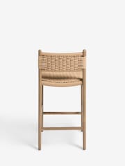 Dark Natural Otto Bar Stool - Image 6 of 8