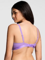 Victoria's Secret PINK Wysteria Purple Dainty Dot Plunge Lace Bra - Image 2 of 3
