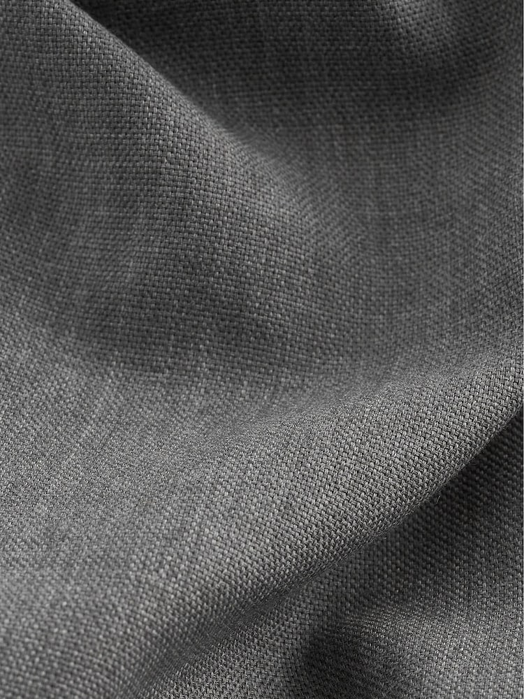 Grey Marl Slim Fit Button Down Easy Iron Oxford Shirt - Image 8 of 8