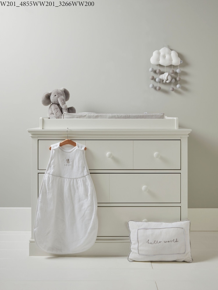 Mamas & Papas Grey Welcome To The World 2.5 Tog Sleep Bag 0-6 Elephant - Image 2 of 5