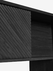 Black Marlow Oak Effect Bookcase - Image 10 of 11