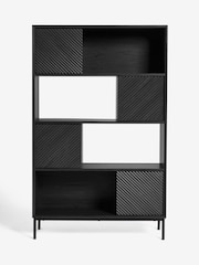 Black Marlow Oak Effect Bookcase - Image 6 of 11