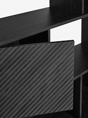 Black Marlow Oak Effect Bookcase - Image 9 of 11
