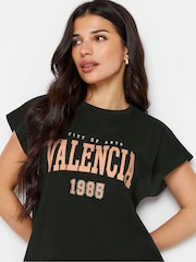 Pack de 2 camisetas de algodón 100 % con eslogan "Valencia" de PixieGirl Petite - Imagen 5 de 5