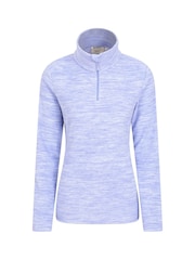 Mountain Warehouse Light Purple Womens Snowdon Melange Fleece - Image 1 of 5