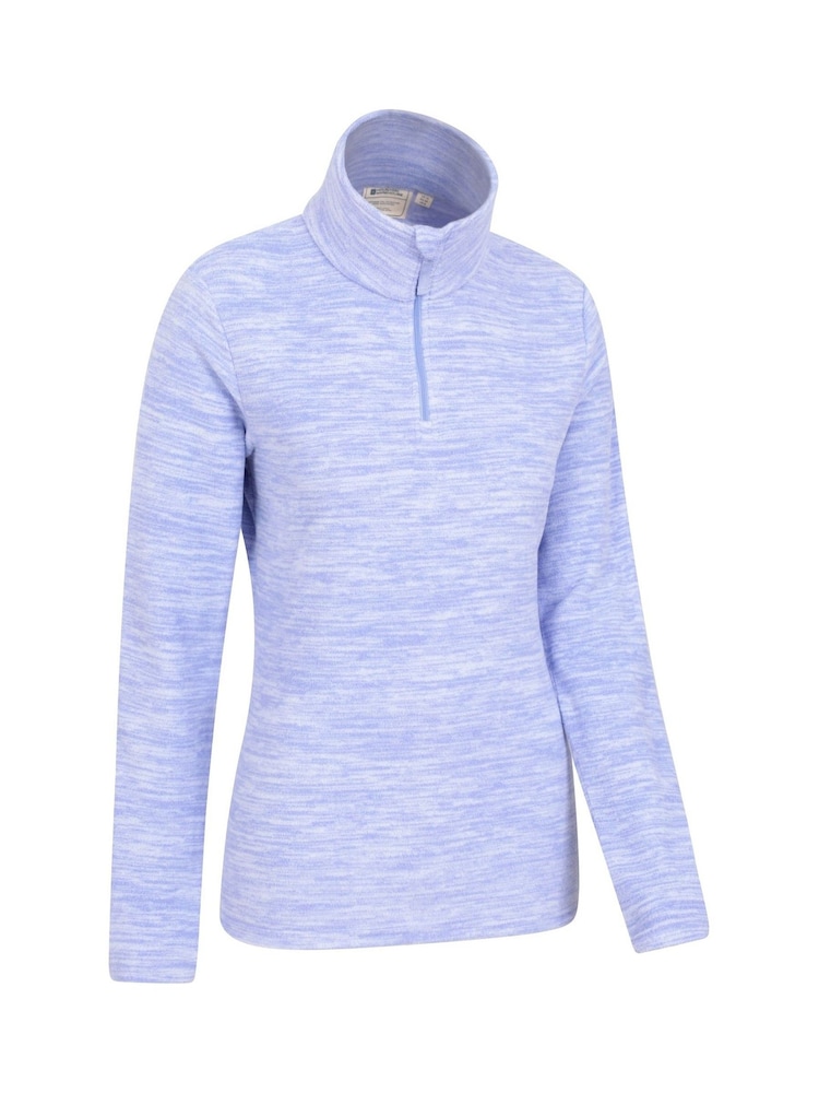 Mountain Warehouse Light Purple Womens Snowdon Melange Fleece - Image 2 of 5