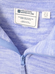 Mountain Warehouse Light Purple Womens Snowdon Melange Fleece - Image 5 of 5