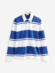 Blue/White Long Sleeve Rugby Shirt - Image 5 of 7