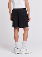 Lee Black Boys 100% Cotton Badge Shorts - Image 2 of 5