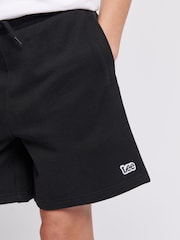 Lee Black Boys 100% Cotton Badge Shorts - Image 5 of 5