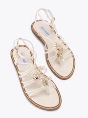 Steve Madden Cream La Charmer Sandals - Image 2 of 4