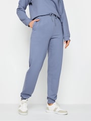 Long Tall Sally Blue Leopard Print Cuffed Joggers - Image 2 of 4