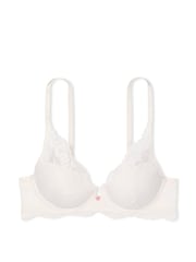 Victoria's Secret Coconut White Half Pad Plunge Lace Bra - Image 3 of 3