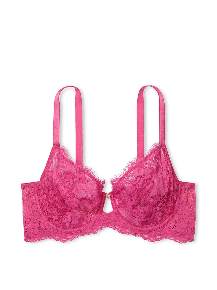 Victoria's Secret Luscious Rose Pink Lace Full Cup Bra - Image 3 of 3