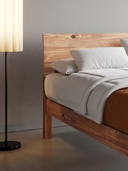Get Laid Beds Cinnamon Tan Kensington Solid Wood Bed - Image 2 of 2