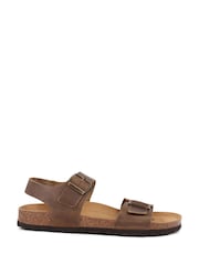 Grün - Jones Bootmaker – Woburn – Sandalen aus Leder, Braun - Bild 2 von 6