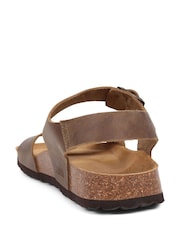 Grün - Jones Bootmaker – Woburn – Sandalen aus Leder, Braun - Bild 4 von 6