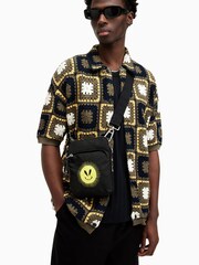 AllSaints Black/Yellow Falcon Bag - Image 1 of 6