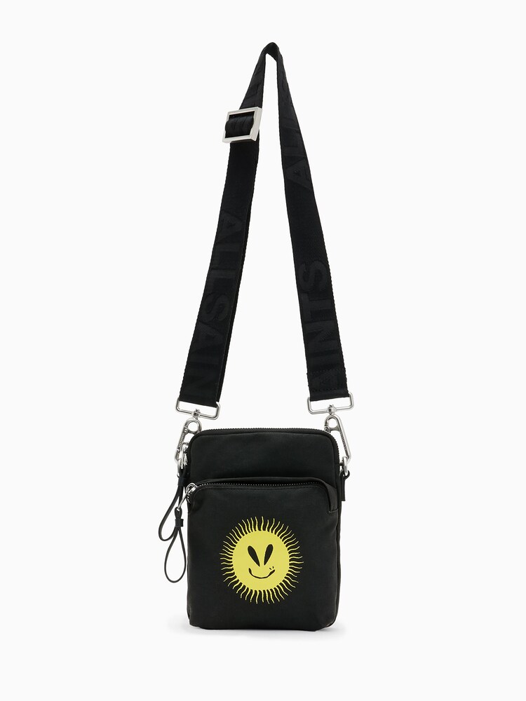 AllSaints Black/Yellow Falcon Bag - Image 2 of 6