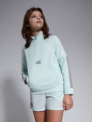 Canterbury Junior Unisex Green 1/2 Zip Thermoreg Fleece - Image 1 of 6