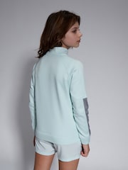 Canterbury Junior Unisex Green 1/2 Zip Thermoreg Fleece - Image 2 of 6
